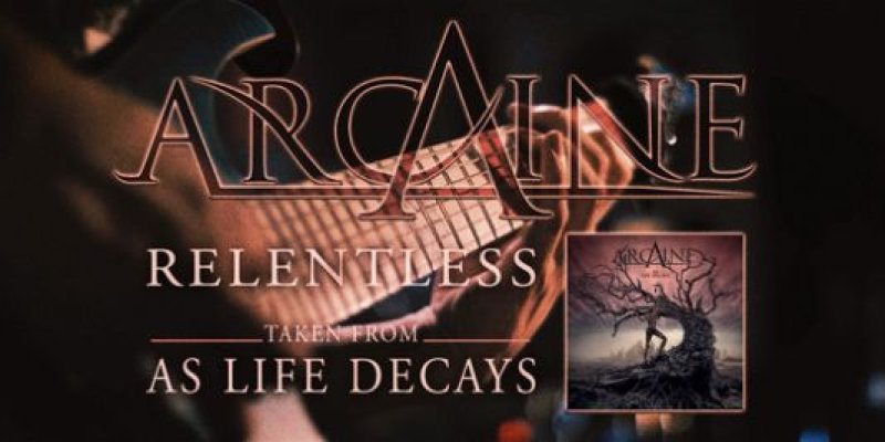 ARCAINE releases video for "Relentless" (from upcoming debut album)