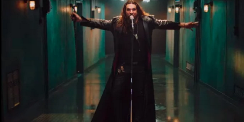 JASON MOMOA As OZZY OSBOURNE In 'Scary Little Green Men' Video