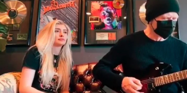 DAVE MUSTAINE And His Daughter Cover THE BEATLES' 'Come Together' While In Quarantine 