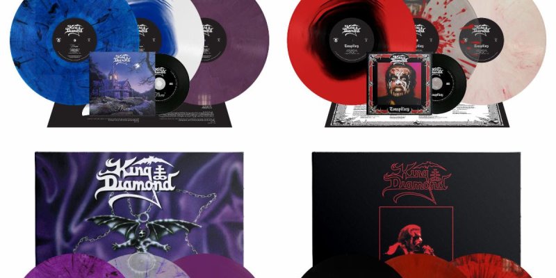  King Diamond: 'Conspiracy', 'Them', 'The Eye', 'In Concert 1987' CD & LP re-issues now available via Metal Blade Records 