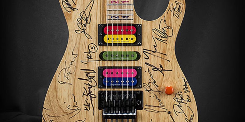 You Can Own Kiesel JB24 Jason Becker Tribute – Jason’s Personal Guitar Signed by Multiple Guitarists