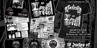 MORTICIAN: Pre-order for 10" vinyl & T-Shirt available now!