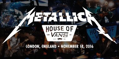 #MetallicaMondays LIVE AT HOUSE OF VANS FOR FREE TONIGHT AT 5 PM PDT / 8 PM EDT 