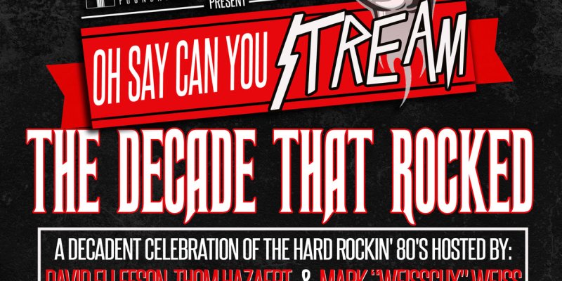 MEGADETH’S DAVID ELLEFSON AND THE DAVID ELLEFSON YOUTH MUSIC FOUNDATION HOSTS “THE DECADE THAT ROCKED,” THE LATEST IN THE “OH SAY CAN YOU STREAM” LIVESTREAM SERIES, WITH LEGENDARY PHOTOGRAPHER MARK “WEISSGUY” WEISS