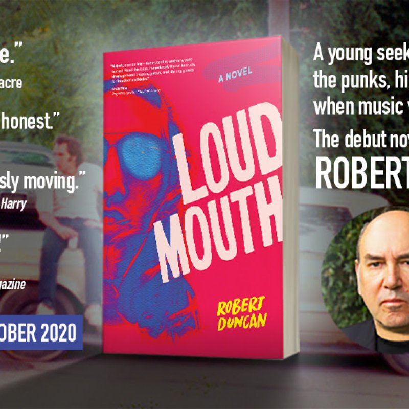 Robert Duncan, Creem’s Former Managing Editor, Releases LOUDMOUTH, a Rip-Snortin’ Rock n Roll Story