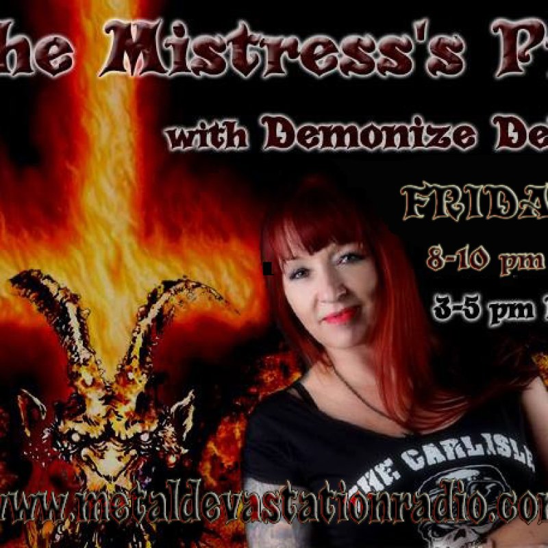 Metal Fridays with Demonize Debz 8pm-10 U.K /3pm-5 EST 