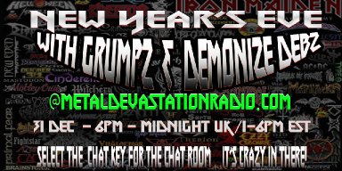 NEW YEARZ EVE - ARE YOU READY TO RAWWKKKKKK!!!!!6pm  UK / 1pm EST 