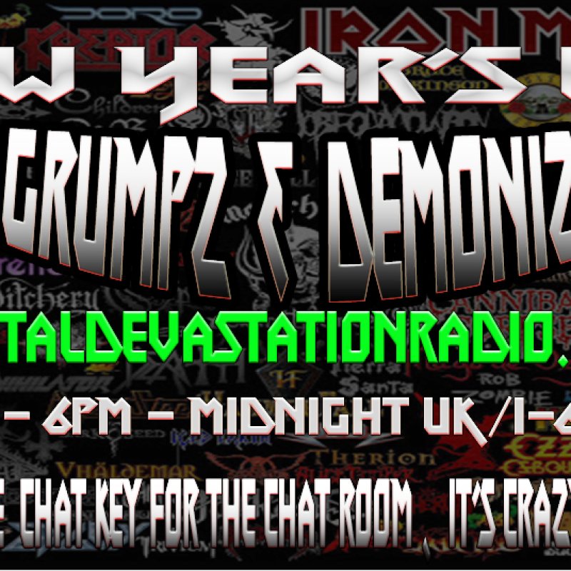 NEW YEARZ EVE - ARE YOU READY TO RAWWKKKKKK!!!!!6pm  UK / 1pm EST 