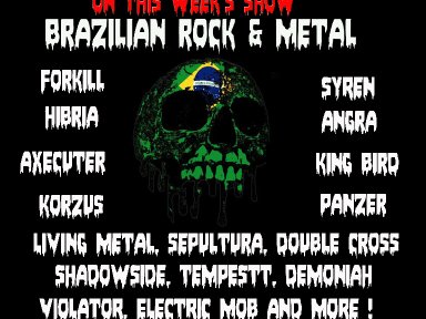 -Brazilian Rock & Metal with Demonize Debz  8-10pm UK / 3-5 EST 