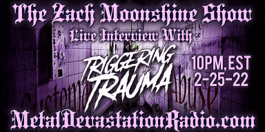Triggering Trauma - Live Interview - The Zach Moonshine Show