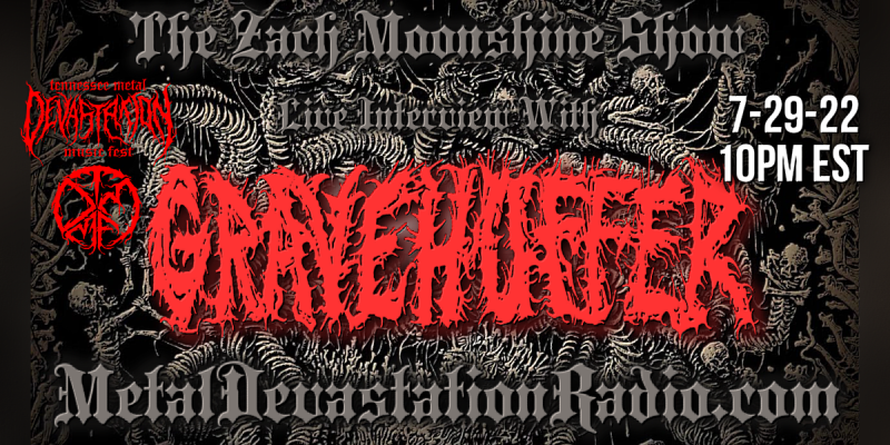 Gravehuffer - Live Interview With Zach Moonshine - Tennessee Metal Devastation Music Fest