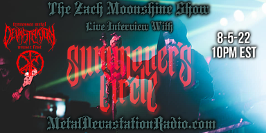 Summoner's Circle - Live Interview With Zach Moonshine - Tennessee Metal Devastation Music Fest!