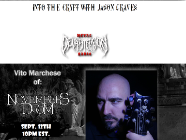 Into the Crypt w/ Jason Graves // Interview with Vito Marchase with November's Doom