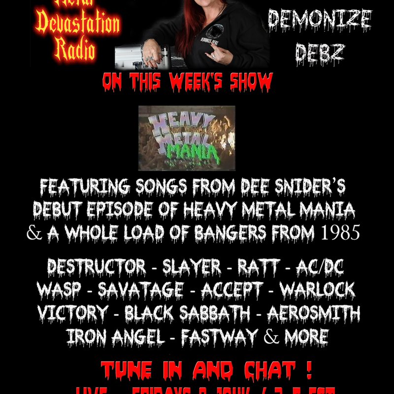 The Mistress's Pit with Demonize Debz 3-5 EST/8-10pm UK 