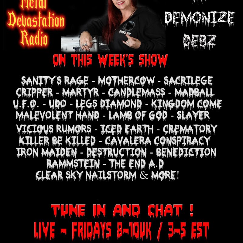 The Mistress's Pit with Demonize Debz 3-5EST/8-10PM UK 