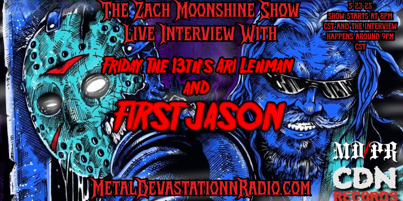 Ari Lehman of FIRST JASON Joins The Zach Moonshine Show for a Live Interview!