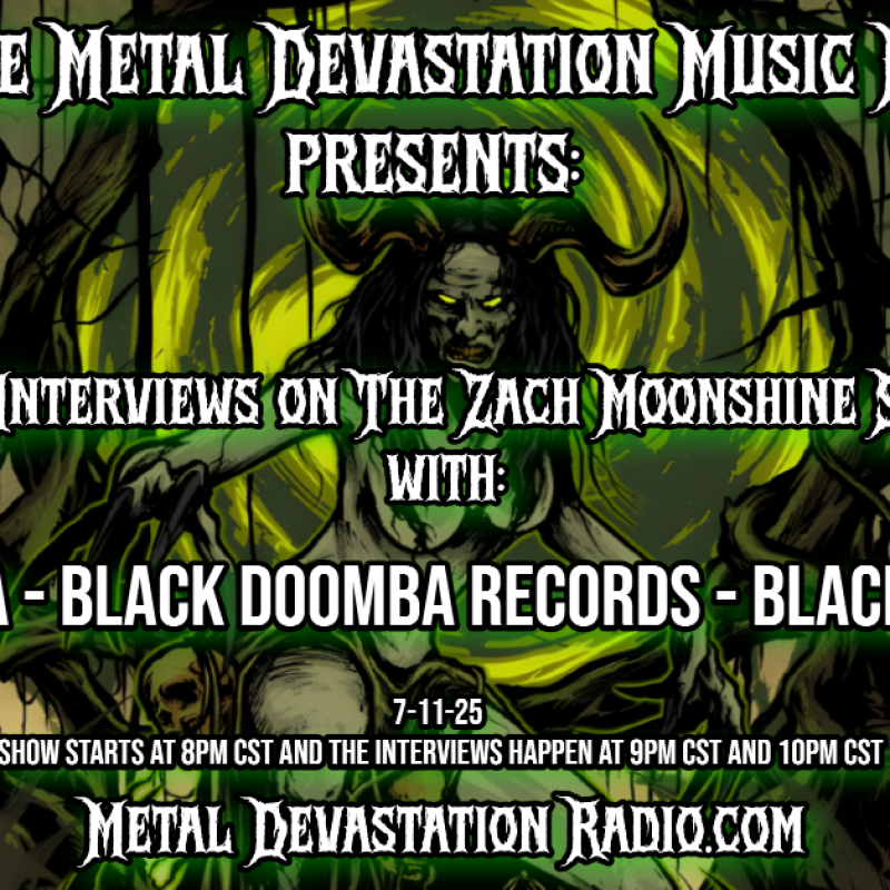 🌑 Special Doom-Fueled Takeover on The Zach Moonshine Show – Presented by Tennessee Metal Devastation Music Fest!