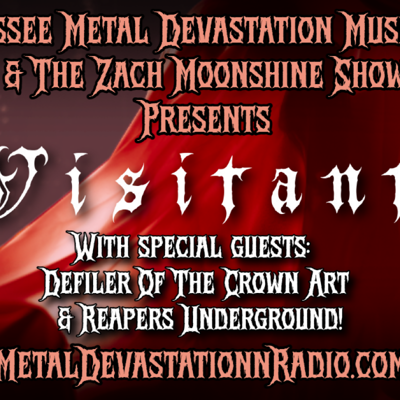 Chelsea Marrow of VISITANT joins The Zach Moonshine Show for an exclusive LIVE interview — only on Metal Devastation Radio!