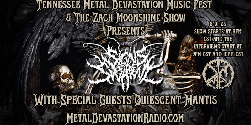 Swarm and Fury: Signs of the Swarm & Quiescent Mantis Live on The Zach Moonshine Show