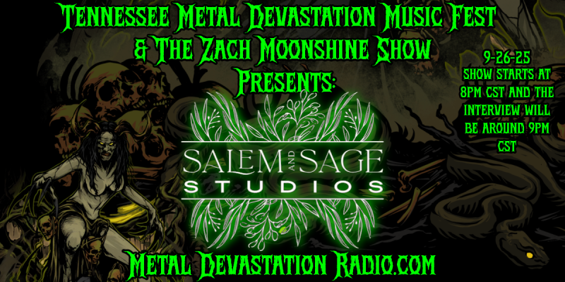 Salem & Sage Studios Join The Zach Moonshine Show with Special Guest Raven Moonla!