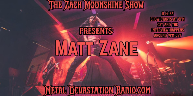 Raising The Static: Matt Zane of Society 1 LIVE on The Zach Moonshine Show!