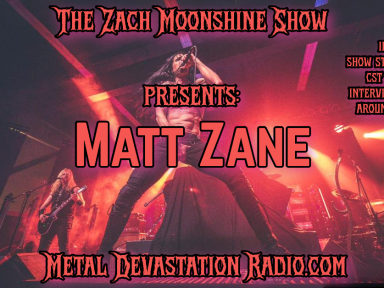 Raising The Static: Matt Zane of Society 1 LIVE on The Zach Moonshine Show!