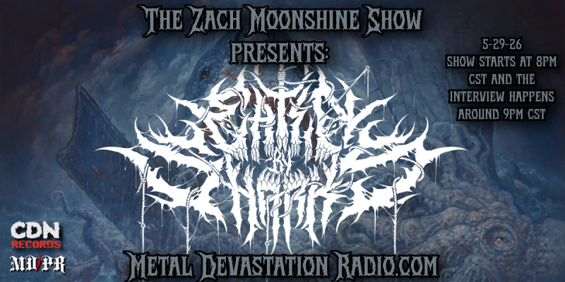EATEN BY SHARKS BRING THE EXCLUSIVE WORLD PREMIERE OF &ldquo;CAPSIZED&rdquo; TO THE ZACH MOONSHINE SHOW TONIGHT ON METAL DEVASTATION RADIO