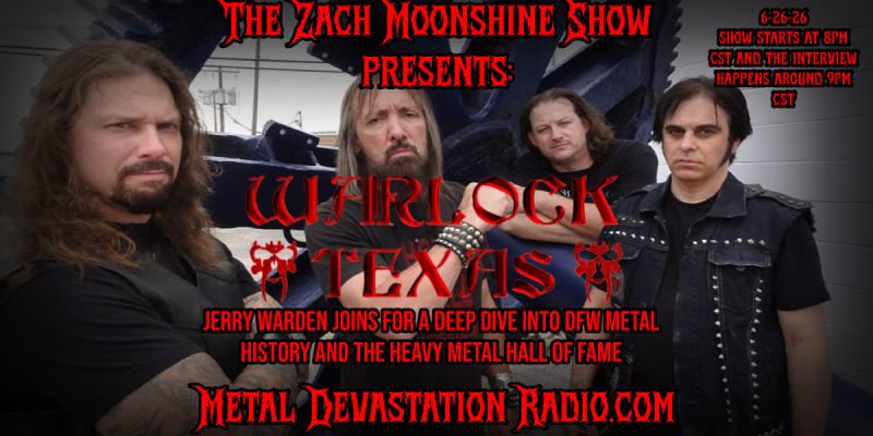 JERRY WARDEN JOINS THE ZACH MOONSHINE SHOW FOR A DEEP DIVE INTO DFW METAL HISTORY AND THE HEAVY METAL HALL OF FAME