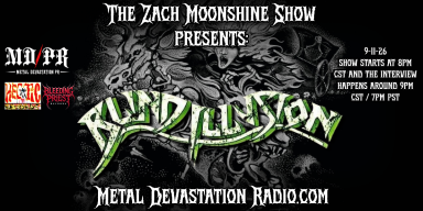 MARK BIEDERMANN OF BLIND ILLUSION ON THE ZACH MOONSHINE SHOW