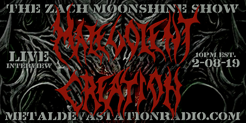 Malevolent Creation - Live Interview - The Zach Moonshine Show