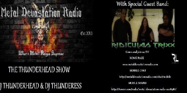 Featured Interview With Band Ridiculas Trixx on The Thunderhead show