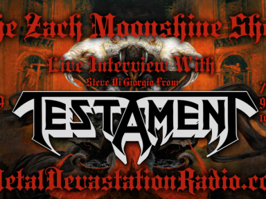 Testament - Live Interview - The Zach Moonshine Show