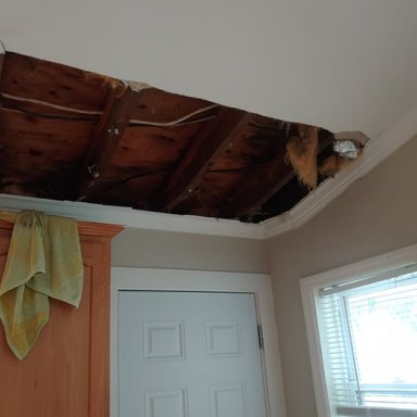 ceiling damage