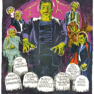 aurora hobby kits 1969 - ghostly glow-power strikes!