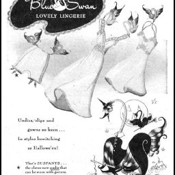 blue swan lingerie - in styles bewitching as hallowe'en