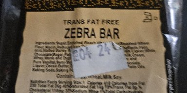 Zebra bar 