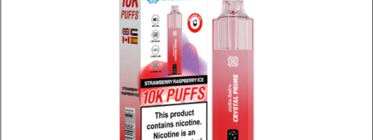 Crystal Prime Aura 10000 Puffs Box of 5