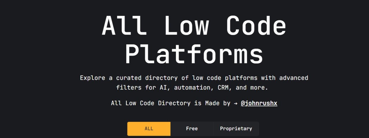 lowcodeplatforms