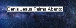 Denis Jesus Palma Abanto