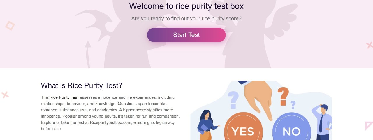 Rice Purity Test