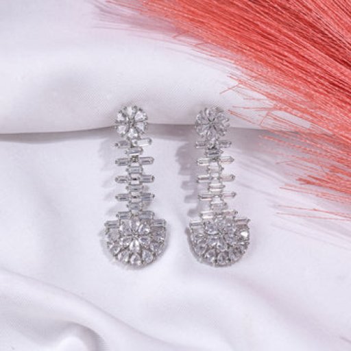 silver earings for women