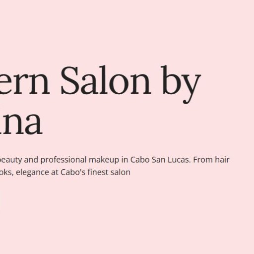 Modern Salon Cabo by Sabrina