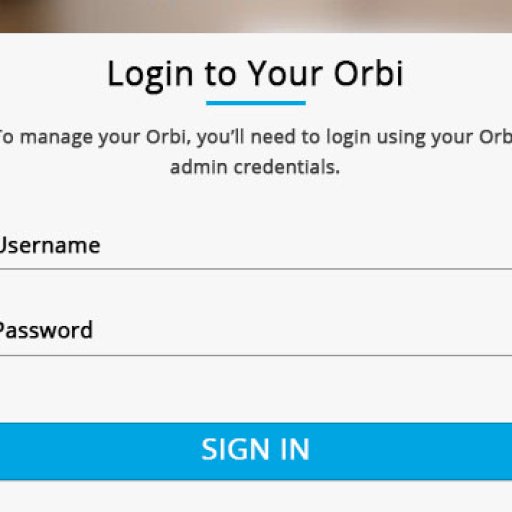 orbi-login