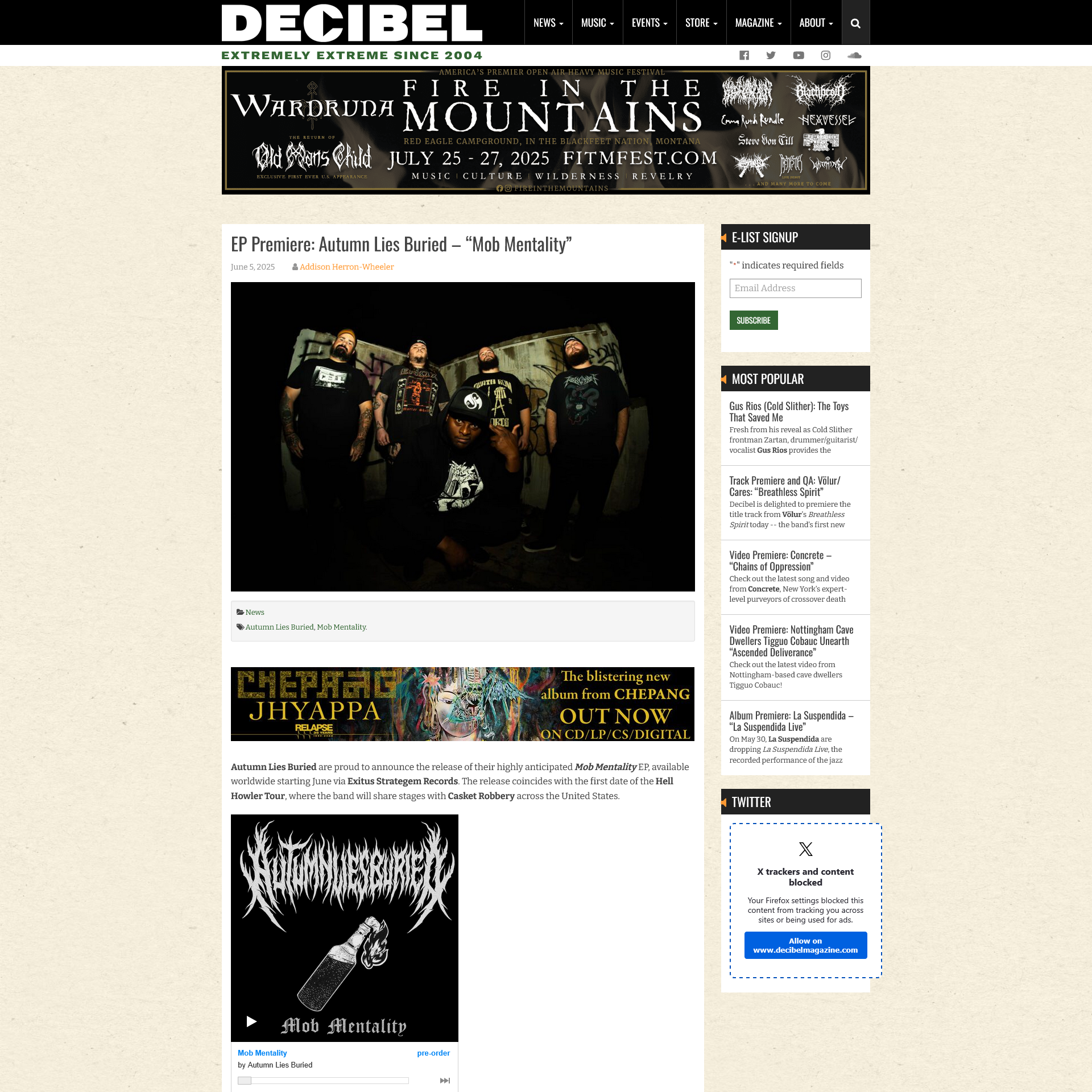 Screenshot 20250605 at 102611 EP Premiere Autumn Lies Buried  Mob Mentality  Decibel Magazine 1.png