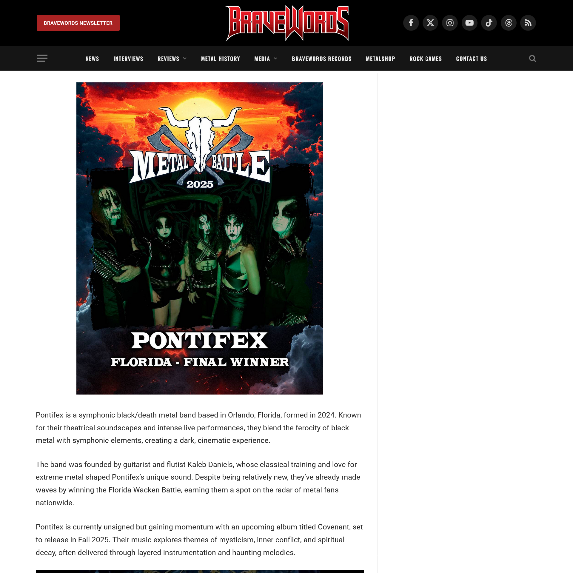 Screenshot 20250613 at 091609 Wacken Metal Battle USA Announces 2025 National Final With PRIME PROPHECY WHATS WRONG PONTIFEX FIREHAZE MOURNING HIGH BROKEN TIME 1 1.png