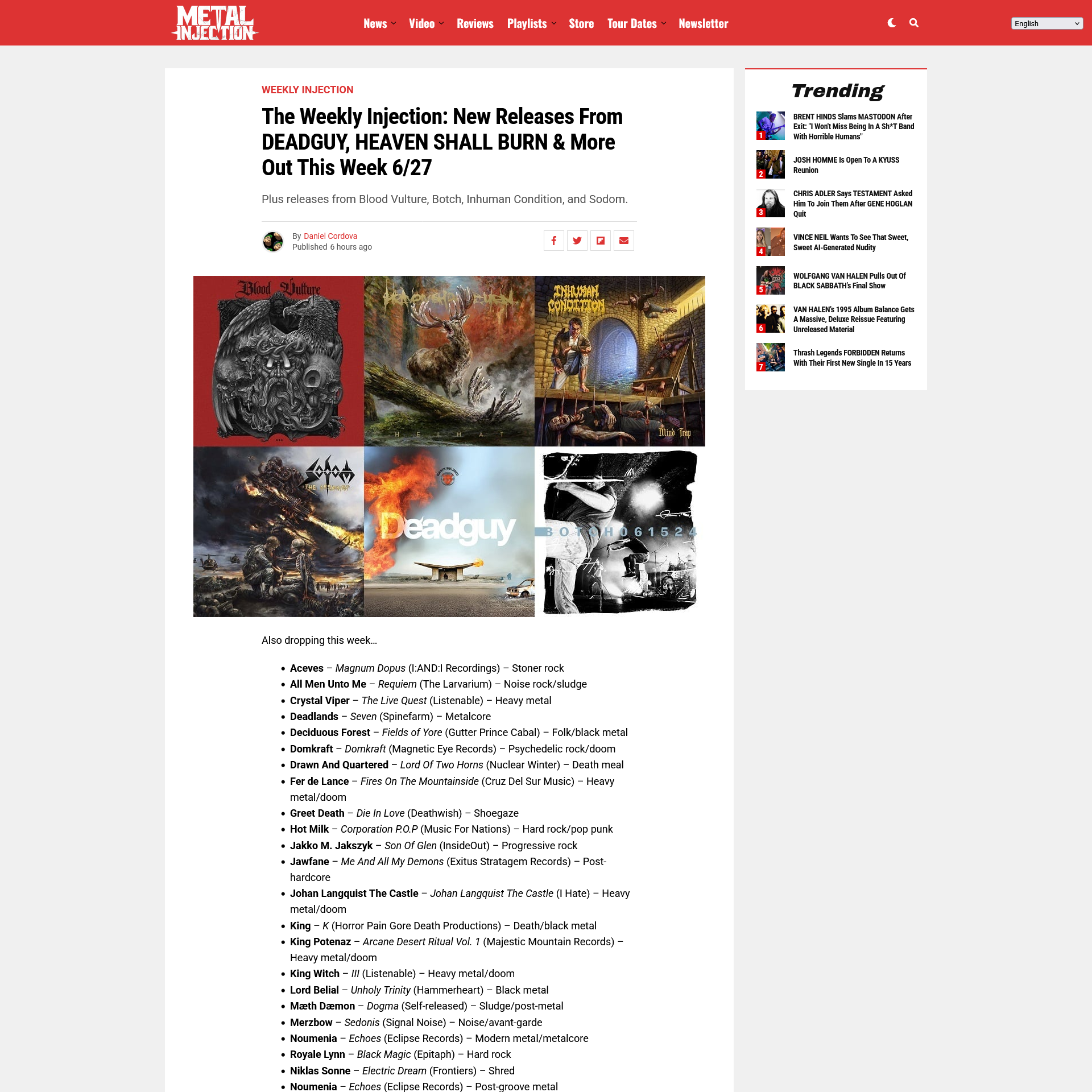 Screenshot 20250627 at 144011 The Weekly Injection New Releases From DEADGUY HEAVEN SHALL BURN  More Out This Week 6_27  Metal Injection 1 1.png
