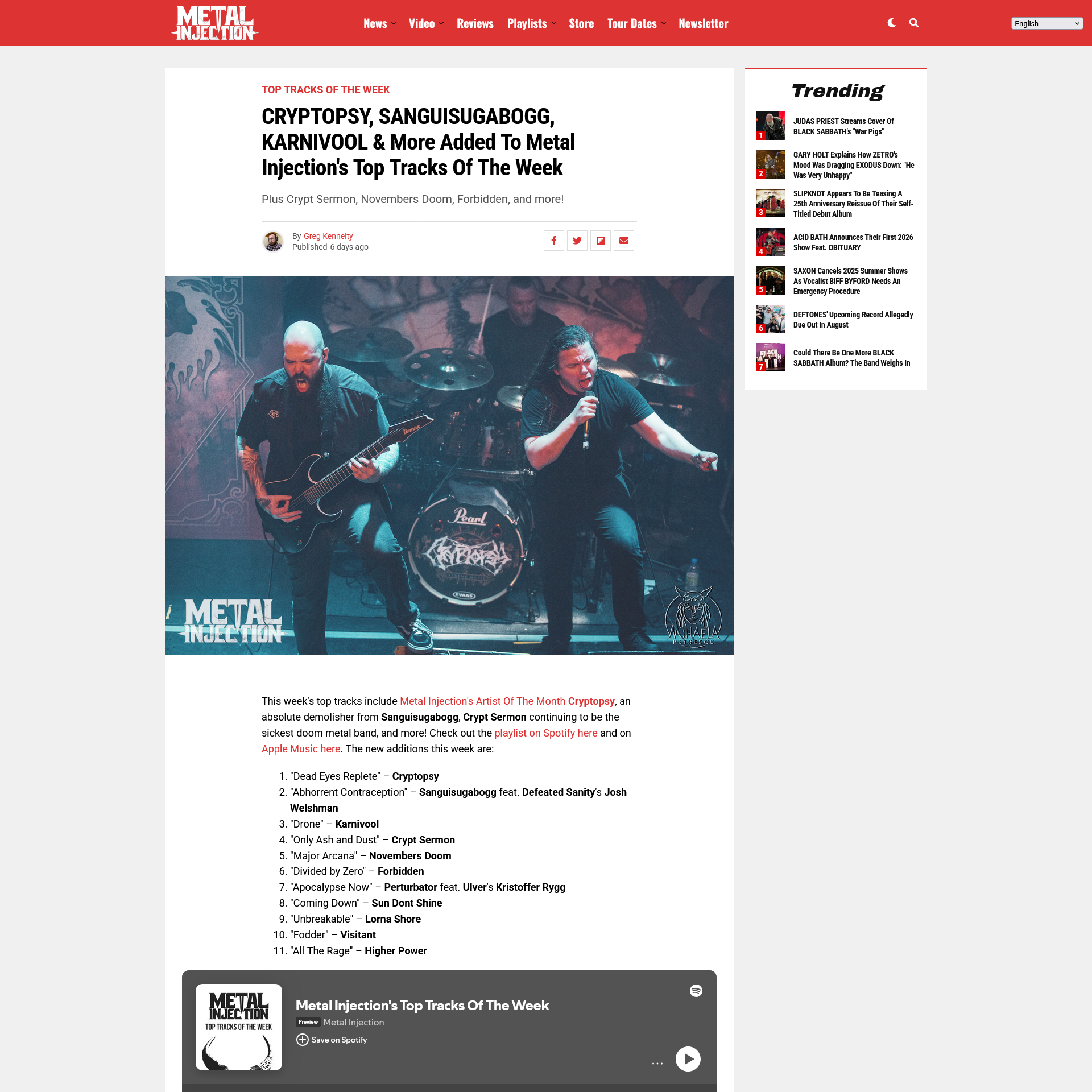 Screenshot 20250703 at 124454 CRYPTOPSY SANGUISUGABOGG KARNIVOOL  More Added To Metal Injections Top Tracks Of The Week  Metal Injection 1.png