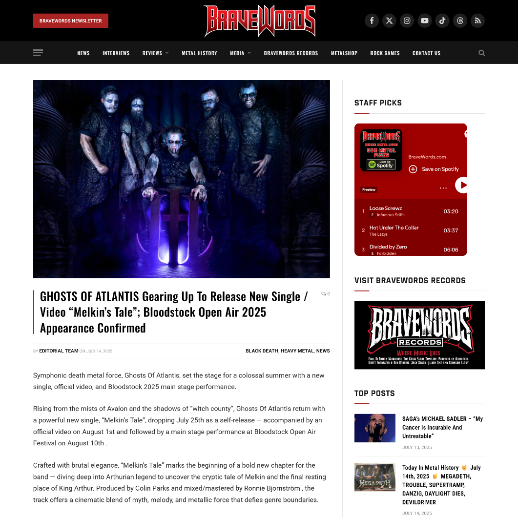 Screenshot 20250714 at 124811 GHOSTS OF ATLANTIS Gearing Up To Release New Single _ Video Melkins Tale Bloodstock Open Air 2025 Appearance Confirmed 1.png