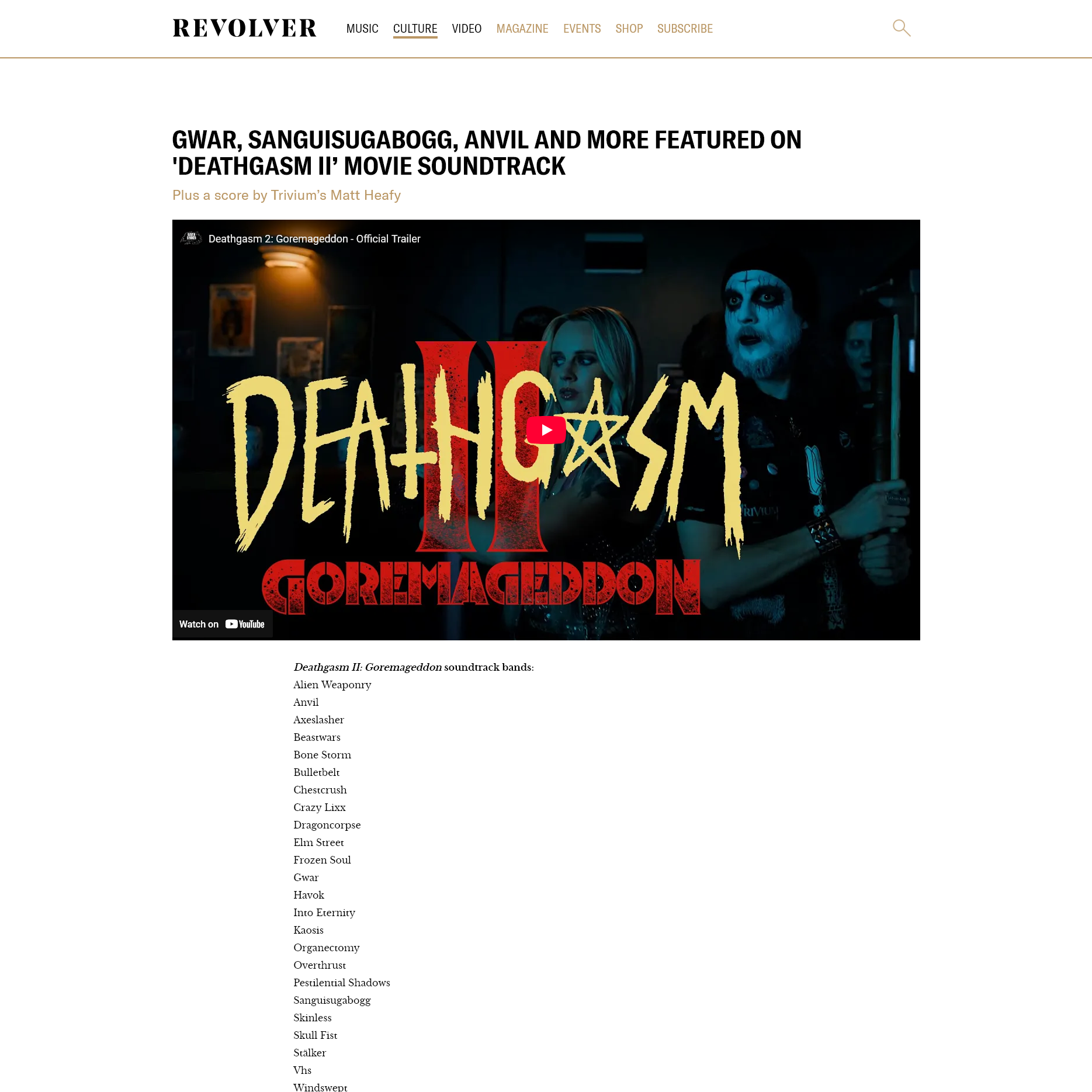 Screenshot 20250918 at 172155 GWAR SANGUISUGABOGG ANVIL and more featured on DEATHGASM II movie soundtrack11.png