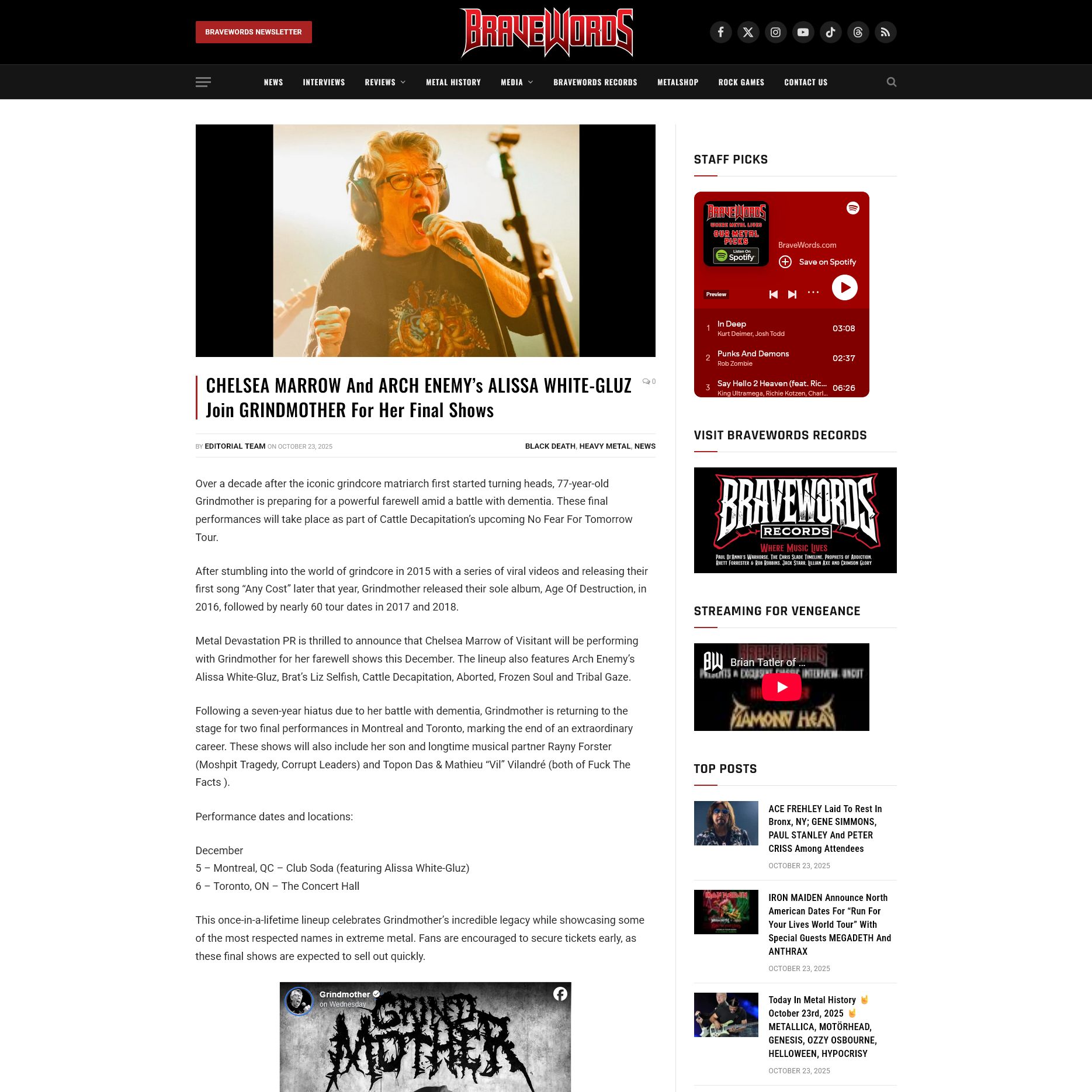 Screenshot 20251023 at 201744 CHELSEA MARROW And ARCH ENEMYs ALISSA WHITEGLUZ Join GRINDMOTHER For Her Final Shows1.png